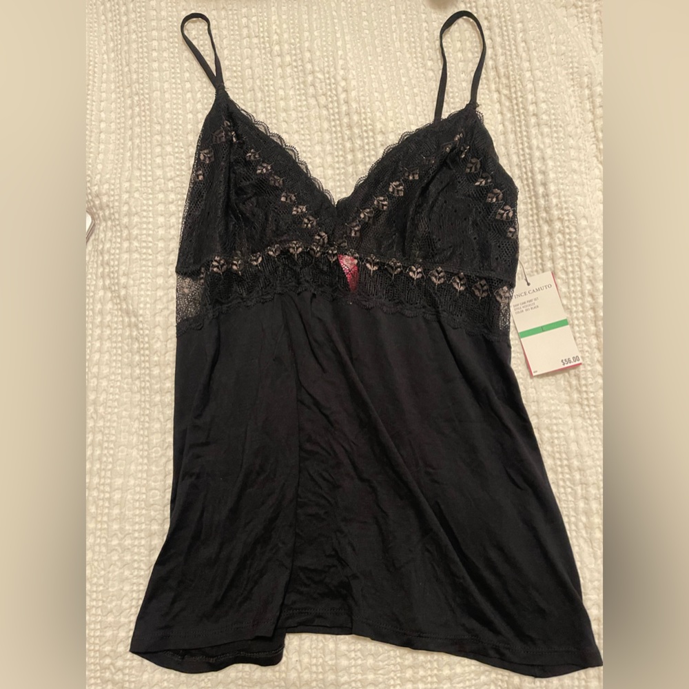 Vince Camuto Black Lace Camisole